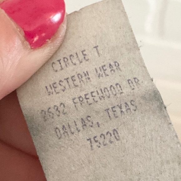 Roughrider Vintage Western Fringe Maxi Skirt Denim Lace-Up Back Sz 12 - Picture 12 of 13